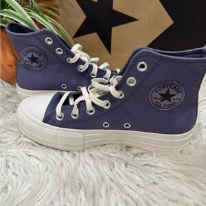 New🌿Converse Chuck Taylor All Star Lift Platform Pearls & Studs